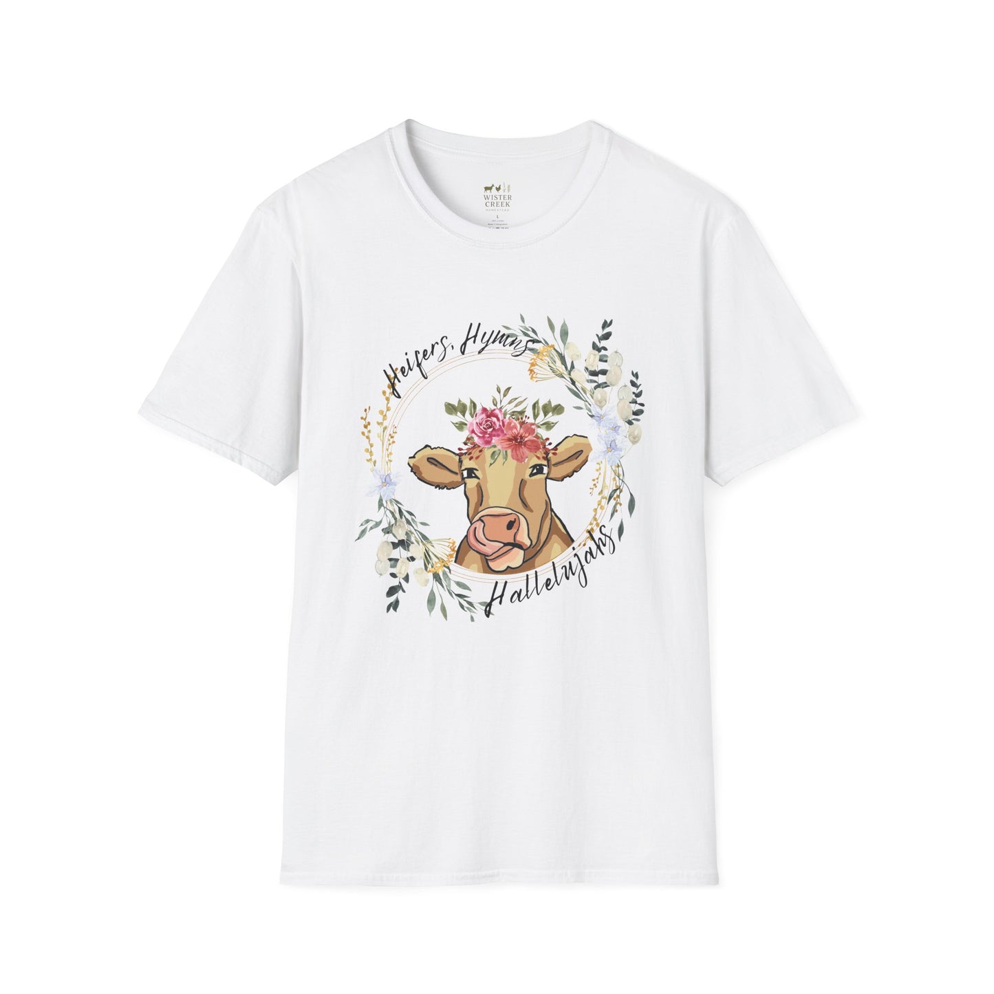 "Heifers, Hymns, Hallelujah" Fun Farm Style Tee
