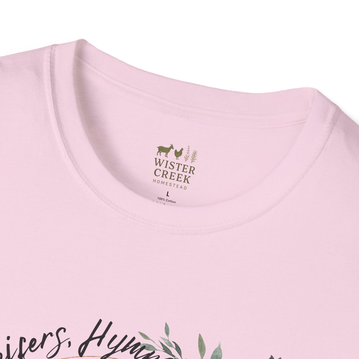 "Heifers, Hymns, Hallelujah" Fun Farm Style Tee