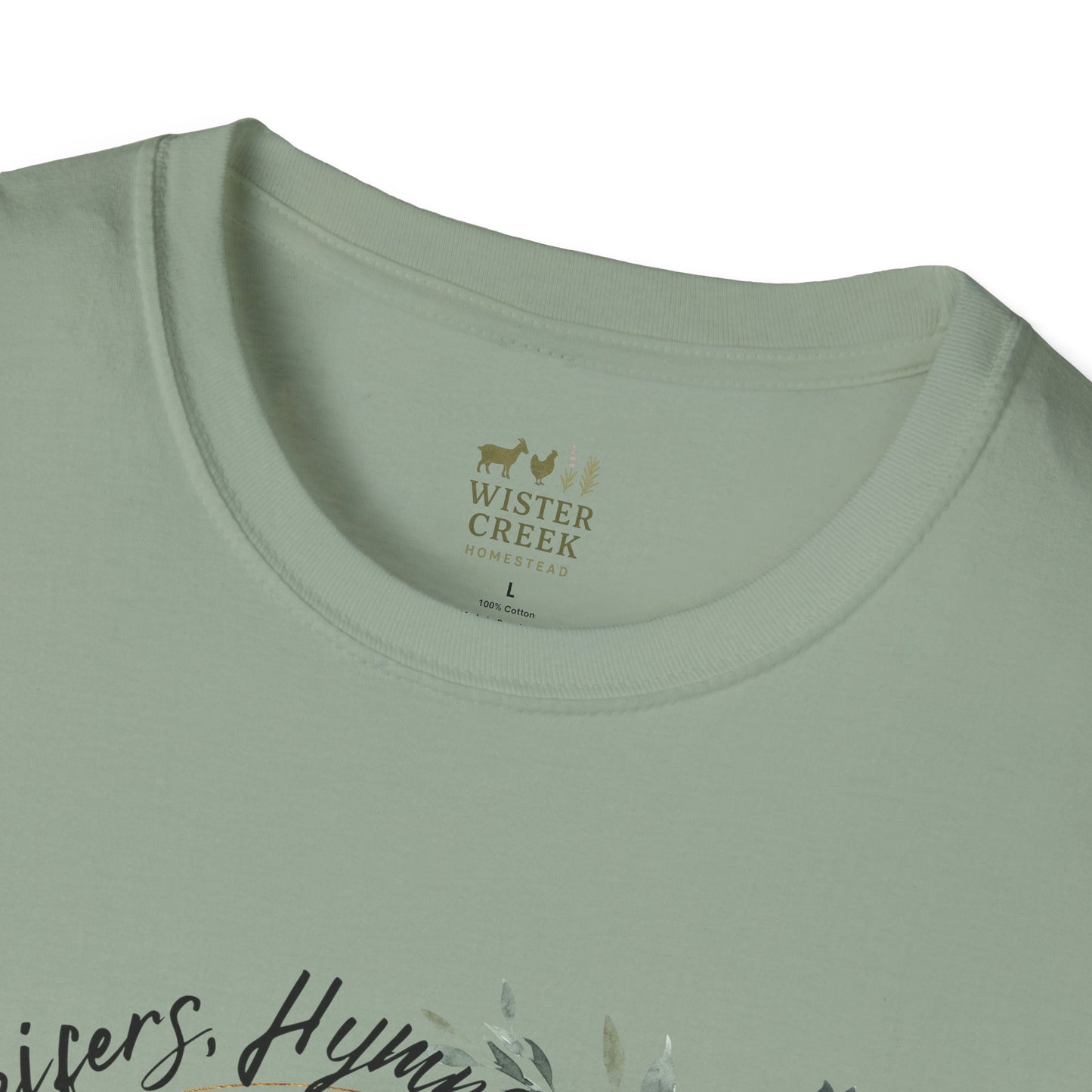 "Heifers, Hymns, Hallelujah" Fun Farm Style Tee