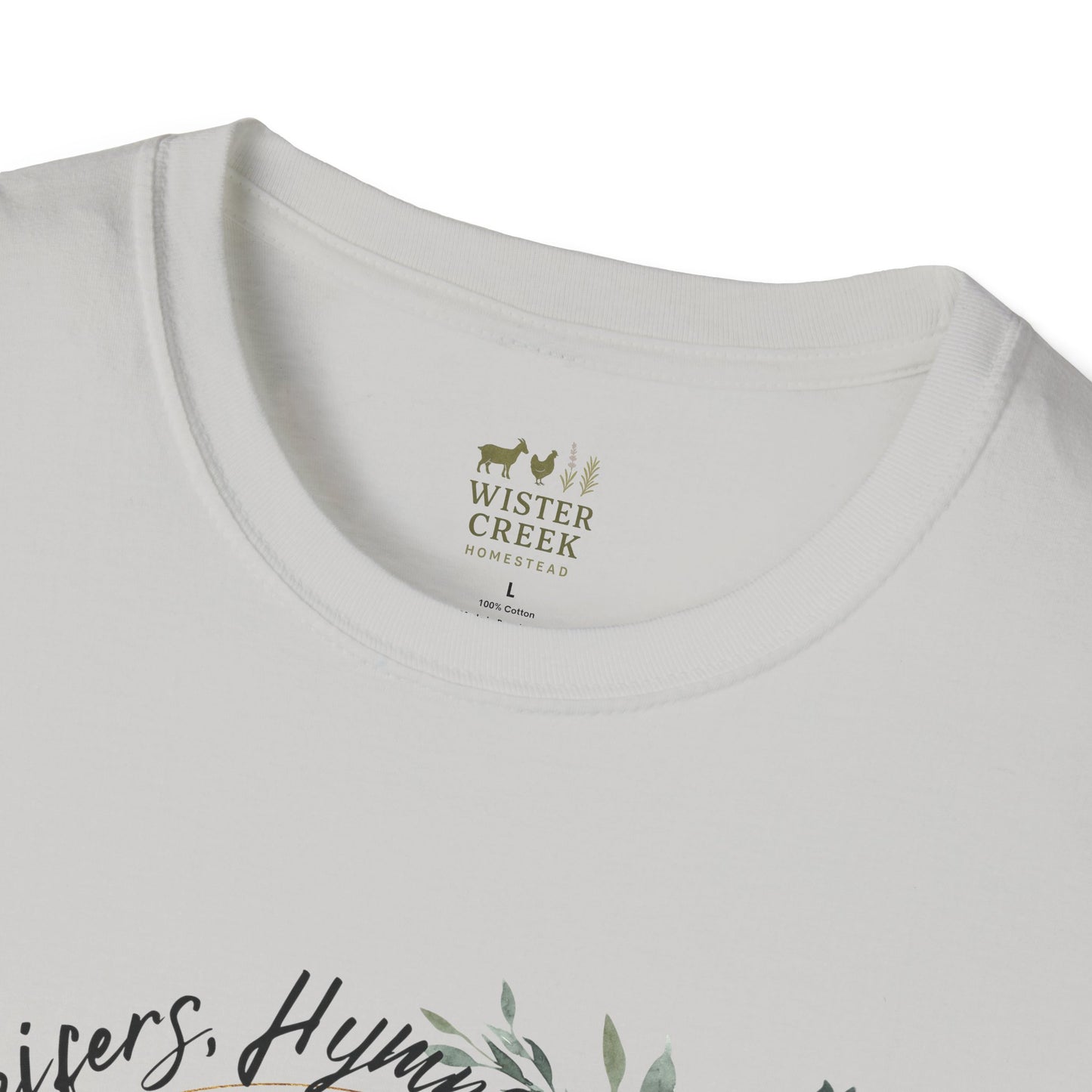 "Heifers, Hymns, Hallelujah" Fun Farm Style Tee