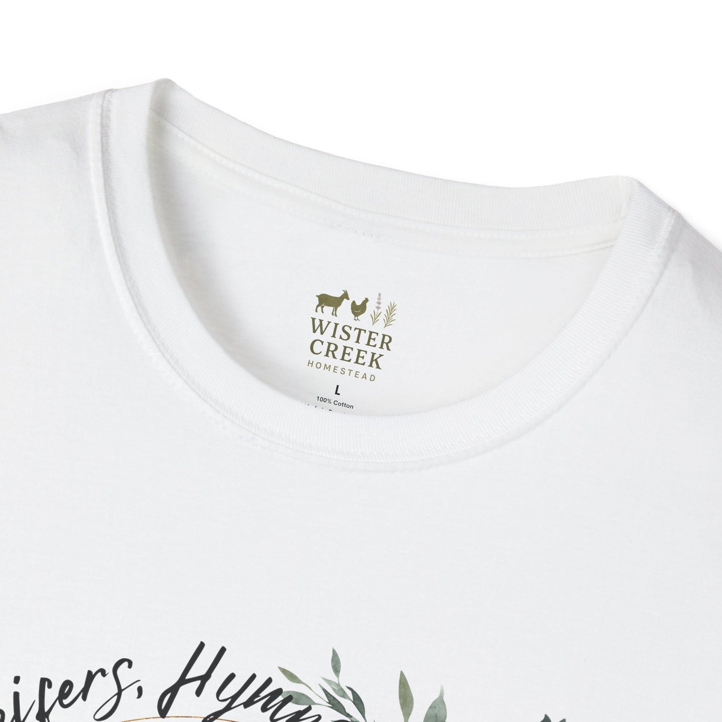 "Heifers, Hymns, Hallelujah" Fun Farm Style Tee