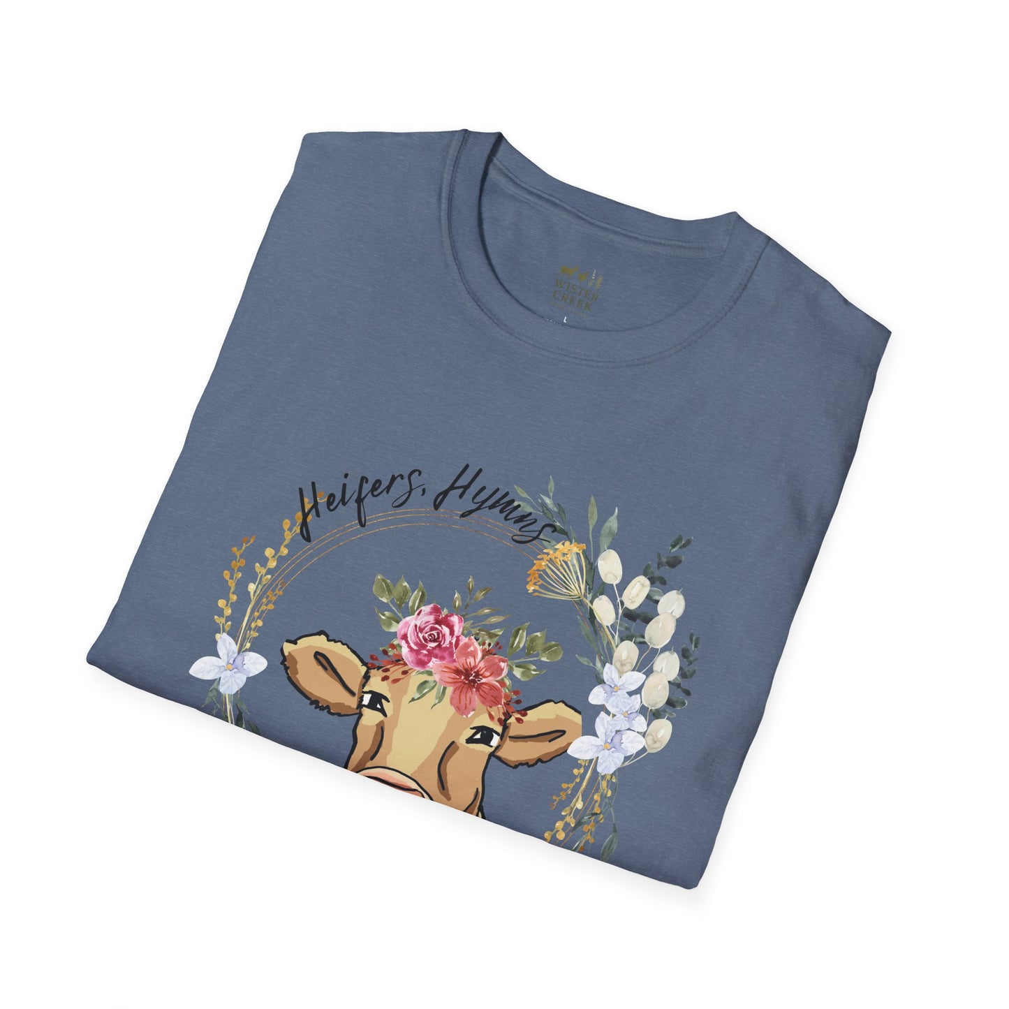 "Heifers, Hymns, Hallelujah" Fun Farm Style Tee