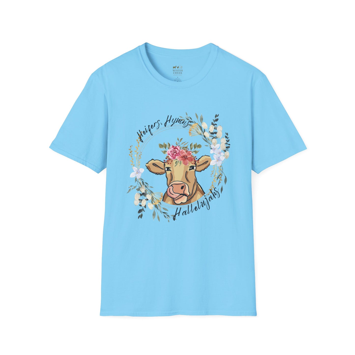 "Heifers, Hymns, Hallelujah" Fun Farm Style Tee